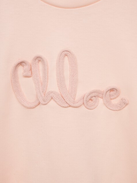 Baby short-sleeve logo dress