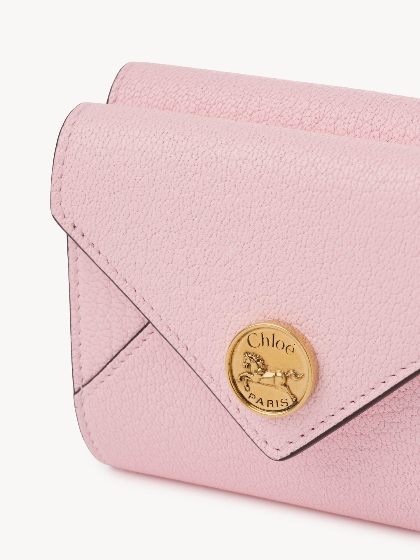 Small Envelope tri-fold in grained leather - 3.0