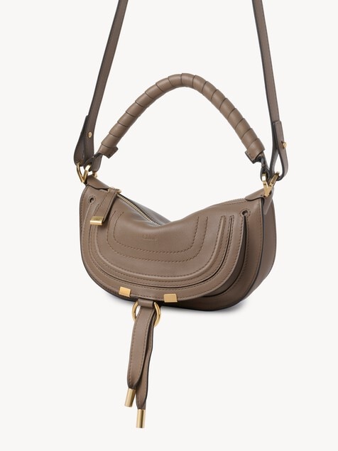 Mini Marcie shoulder bag in soft leather