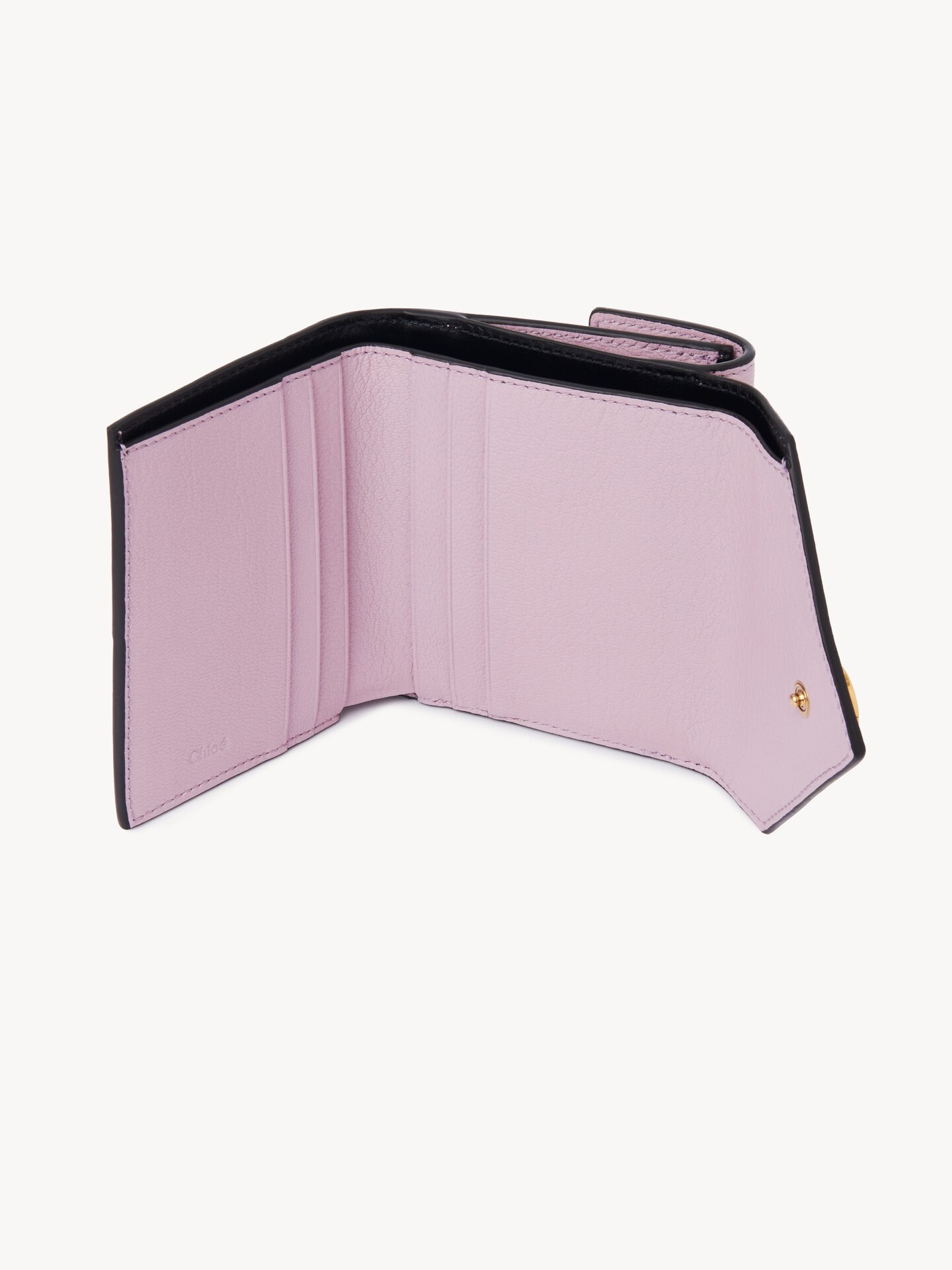 Small Envelope tri-fold in grained leather - 4