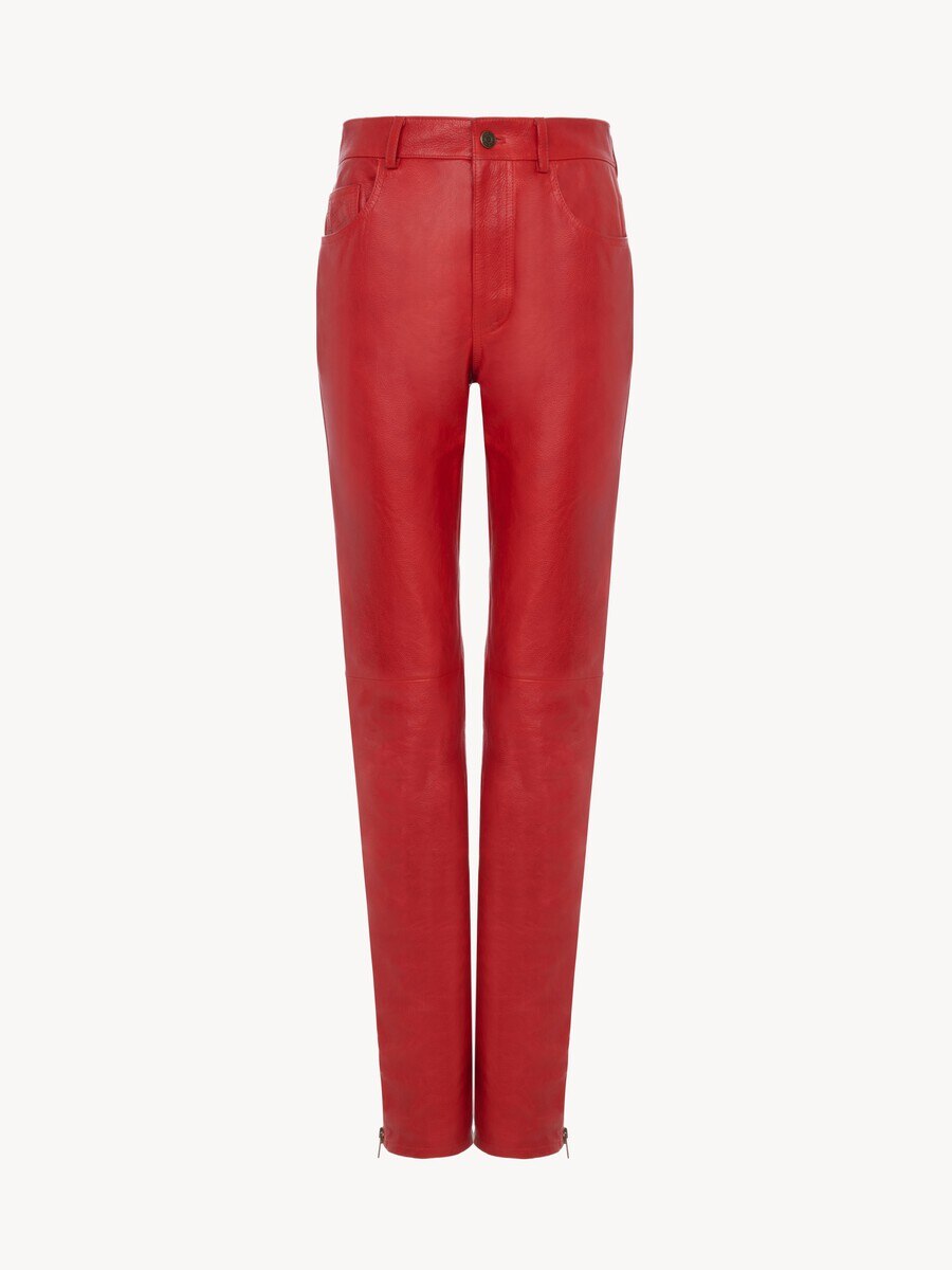 Pantalon slim en cuir - 2