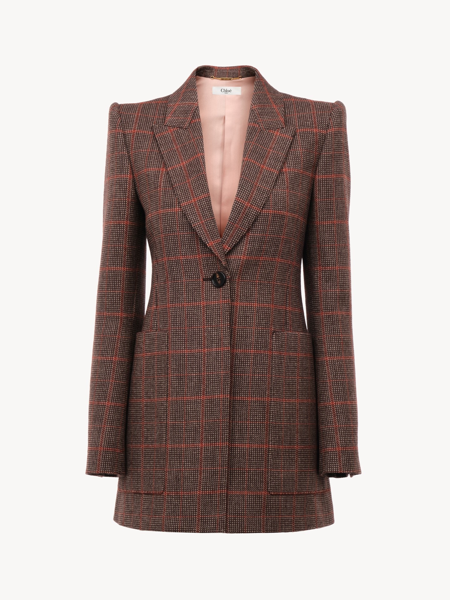 Tailored jacket in check wool - 2