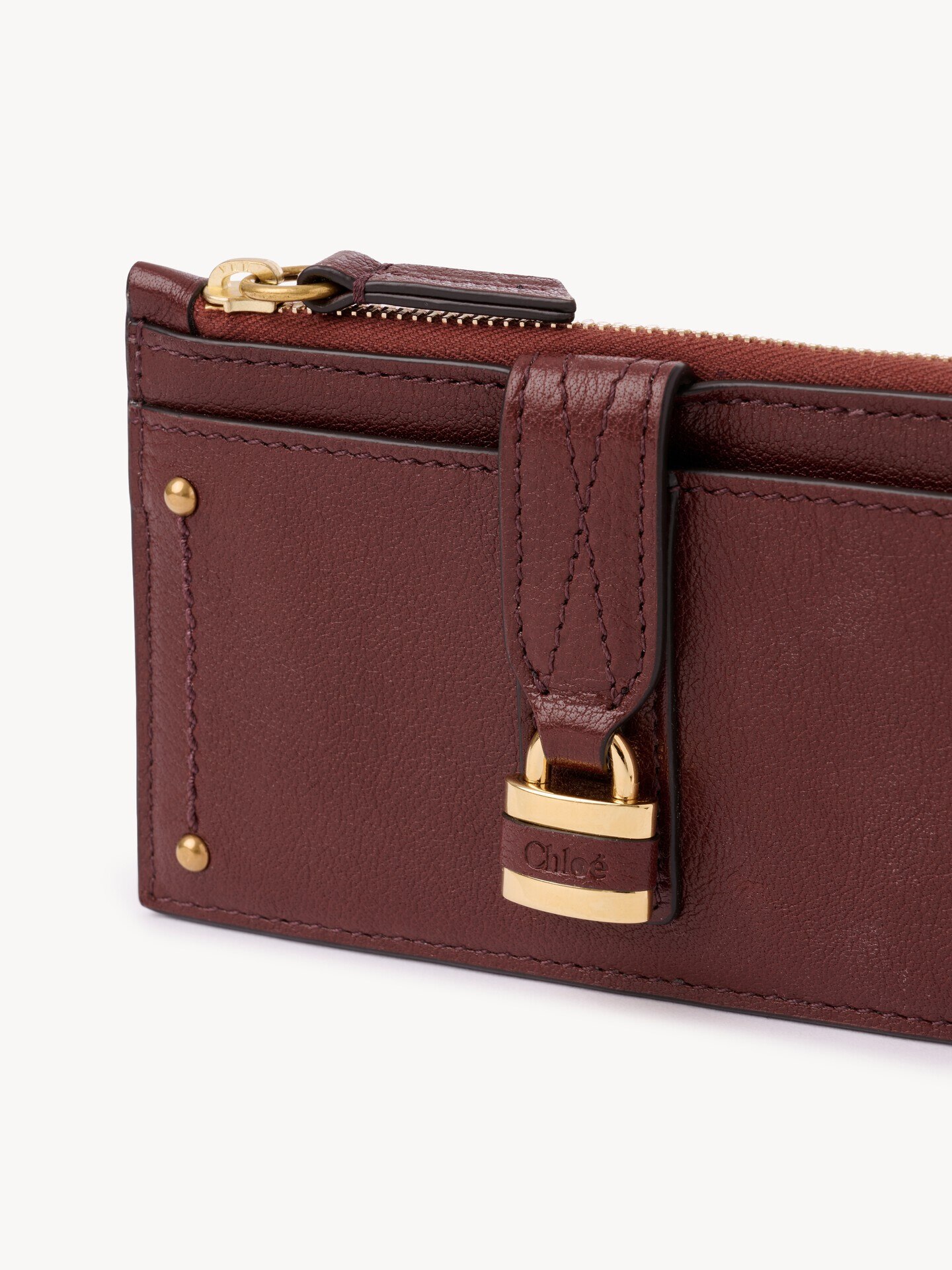 Small Paddington purse with card slots in grained leather - 6