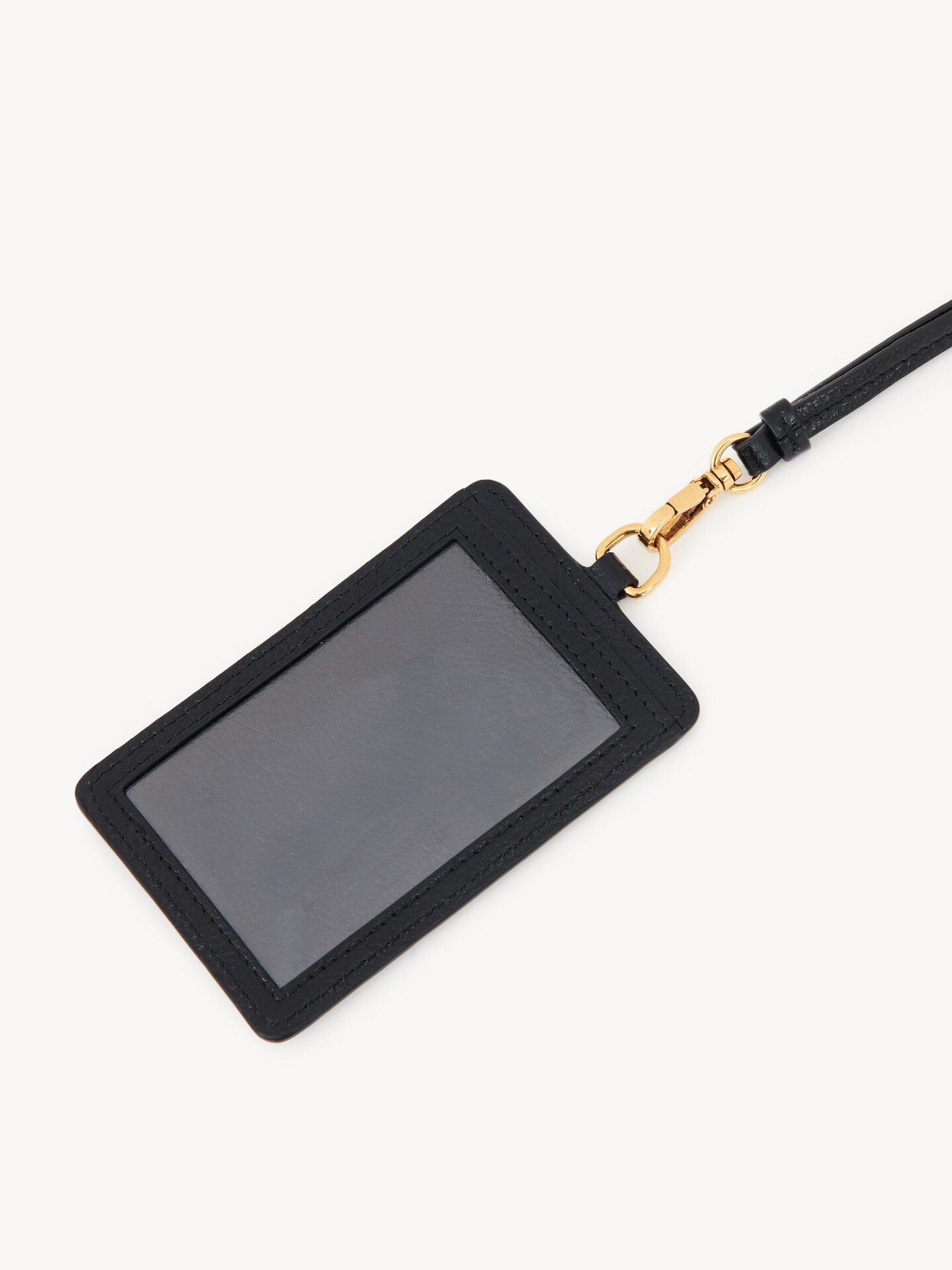 Chloé Iconic pass holder in grained leather - 3