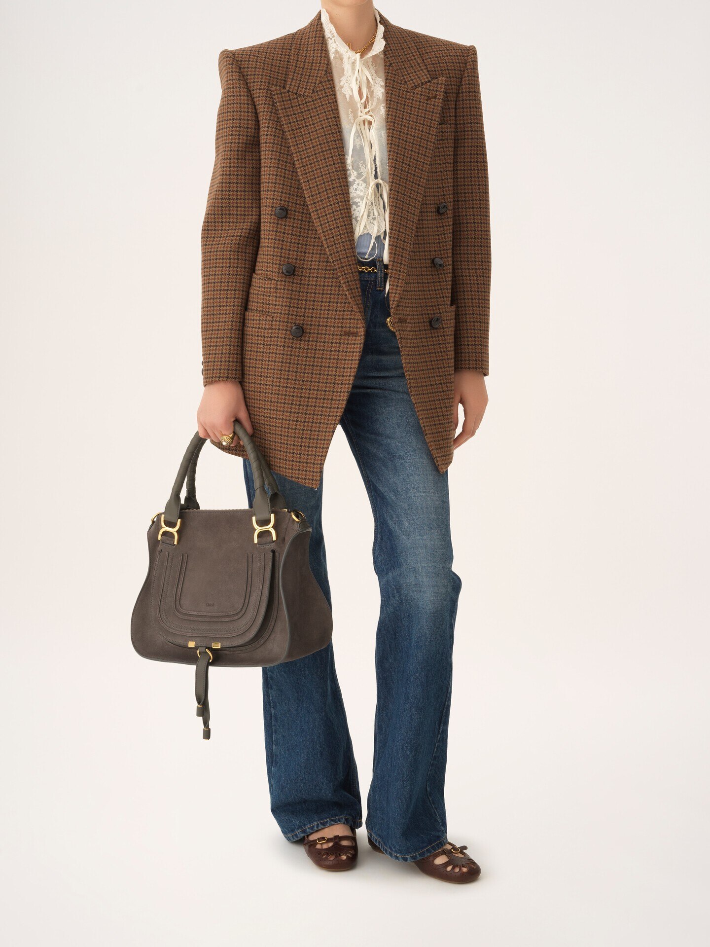 Marcie bag in suede leather - 10