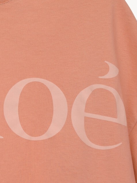 Camiseta cropped con logotipo infantil