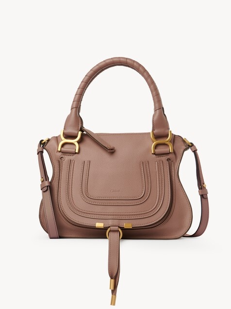 Small Marcie bag in grained leather