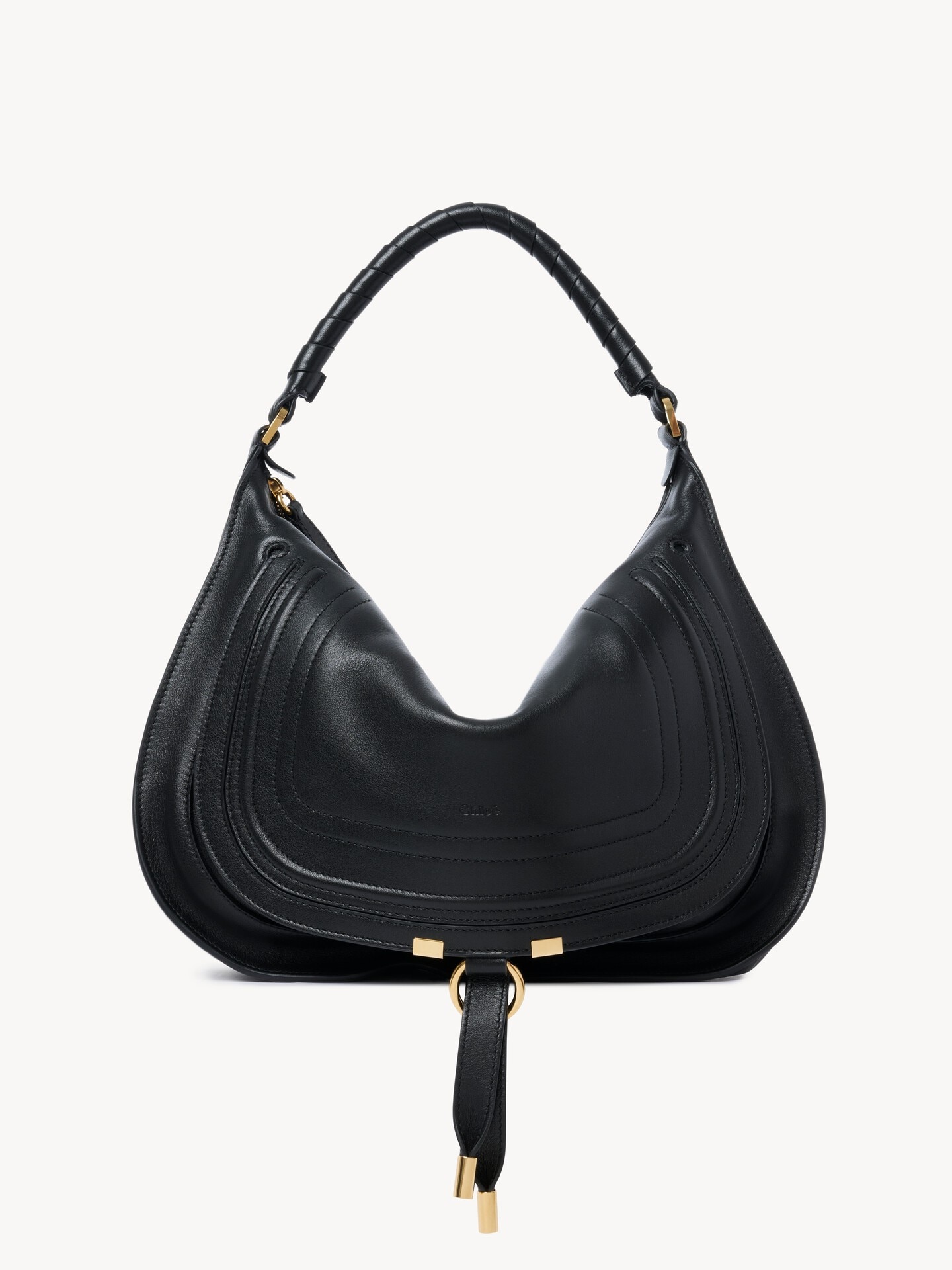 Sac port&eacute; &eacute;paule Marcie en cuir lisse - 1.0