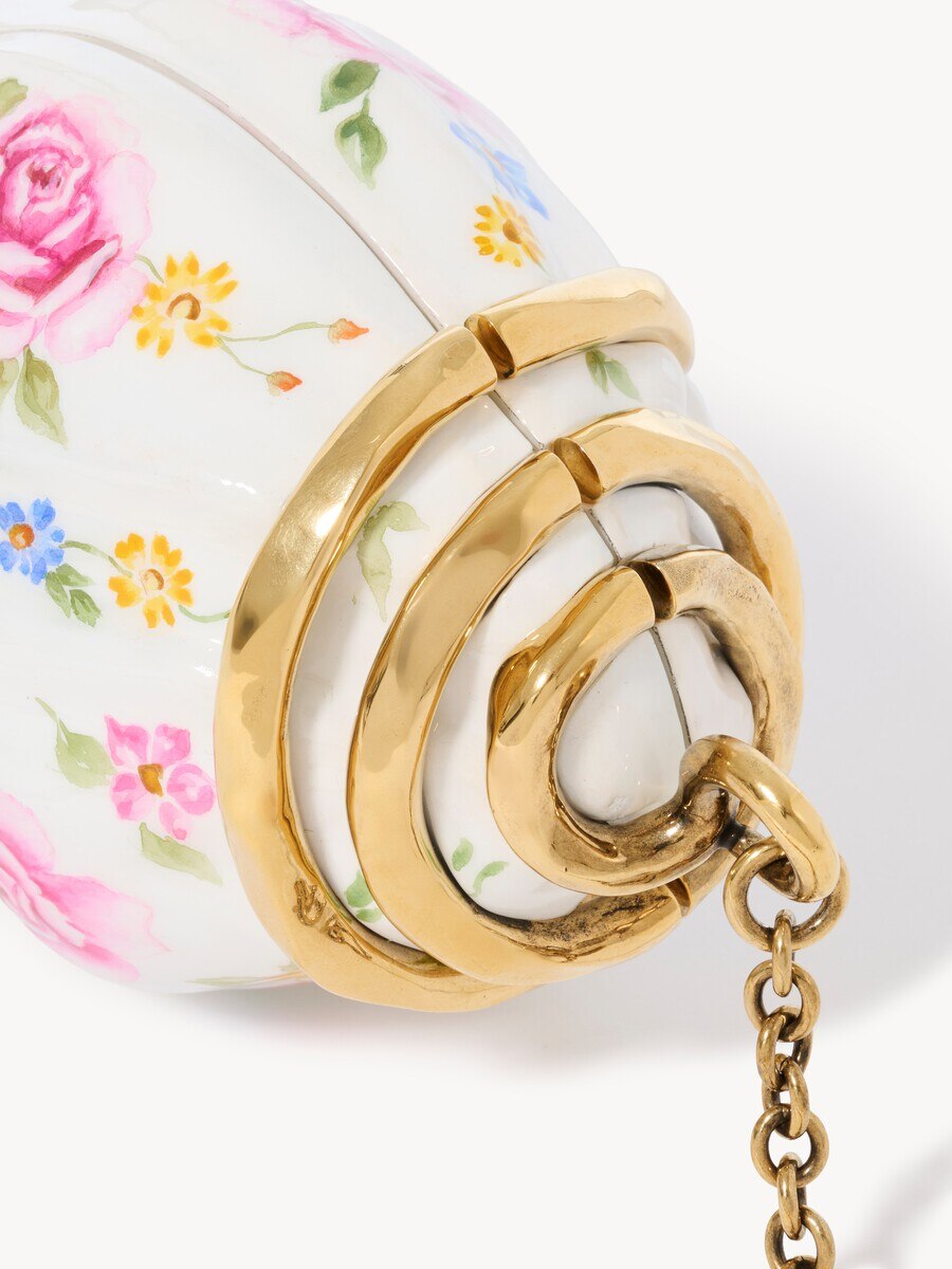 Souvenir Treasures Tulip minaudi&egrave;re in hand-painted resin - 7