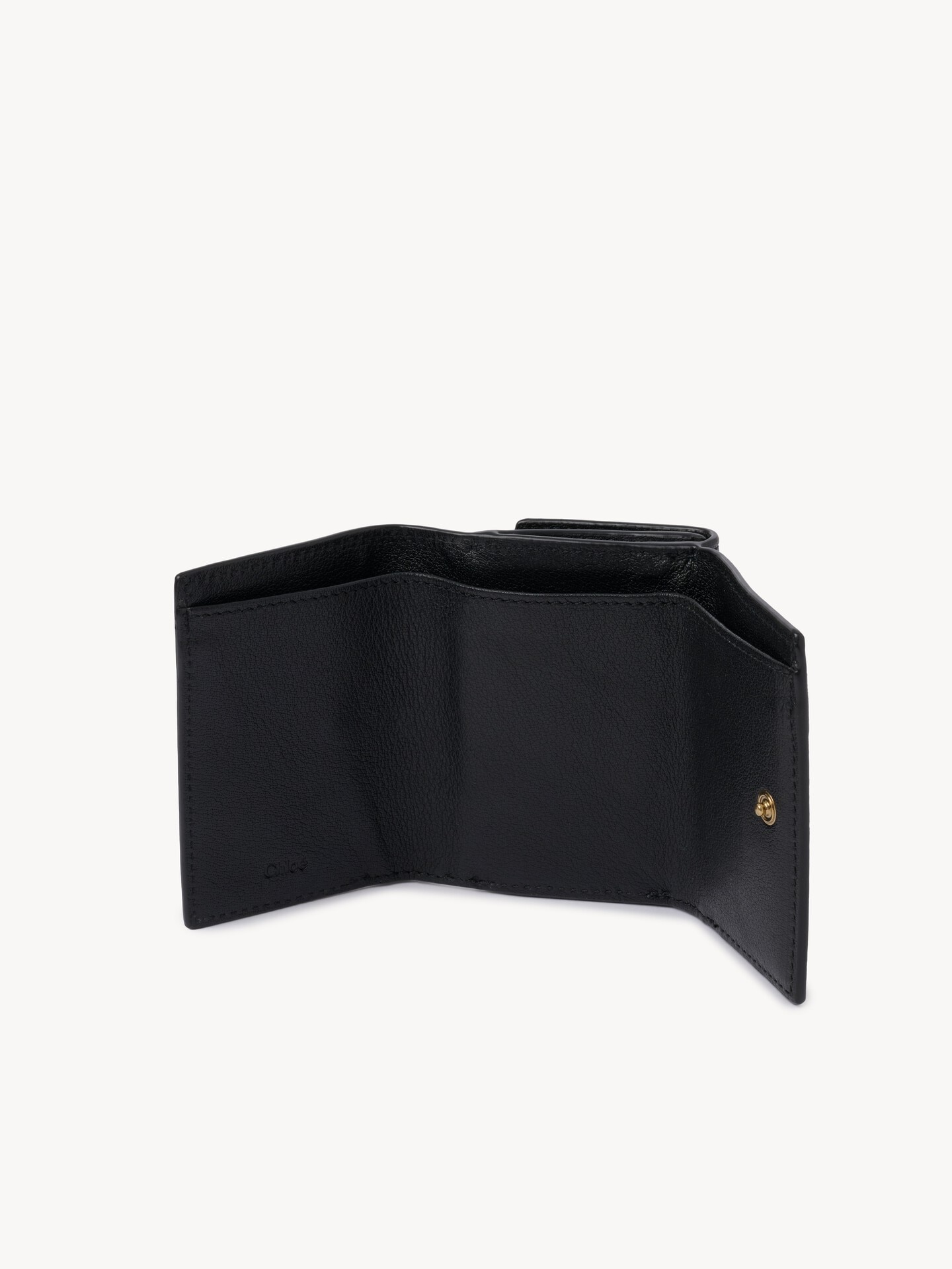 Mini portefeuille &agrave; trois volets Paddington en cuir grain&eacute; - 5