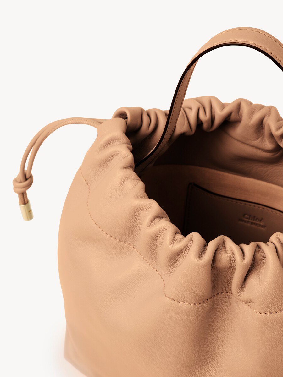 Kleine Chlo&eacute; Icons Schultertasche aus weichem Leder mit Kette - 6