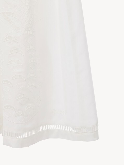Kids' short-sleeve long dress