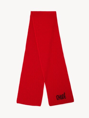 The Chlo&eacute; Joyful scarf in wool & cashmere - 1