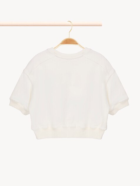 Kids' short-sleeve logo sweater