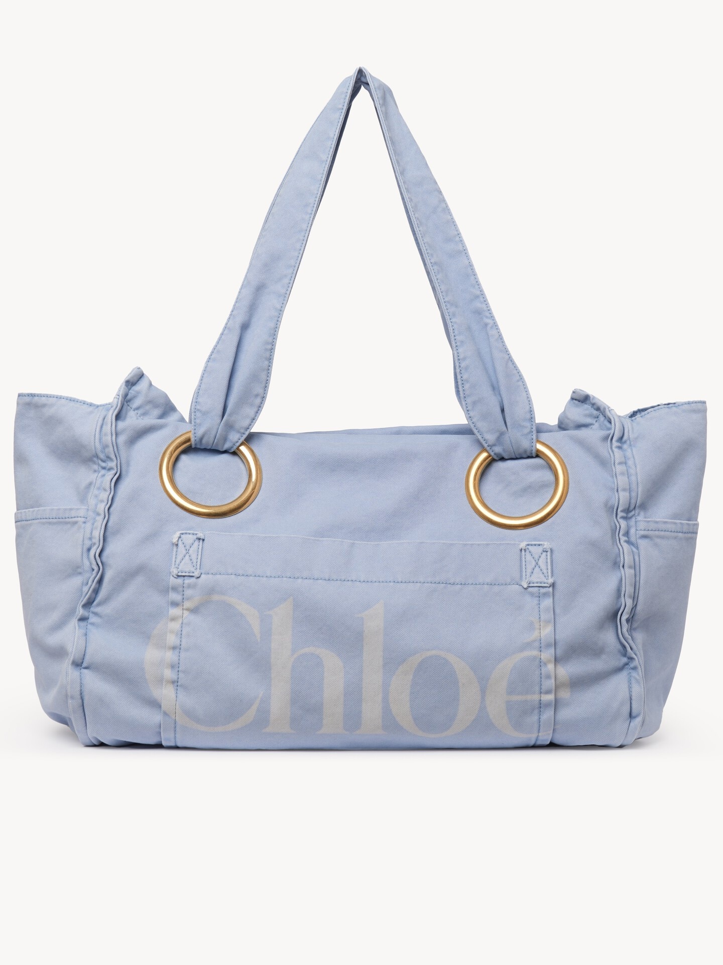 Large Chlo&eacute; Plage tote bag in cotton - 2