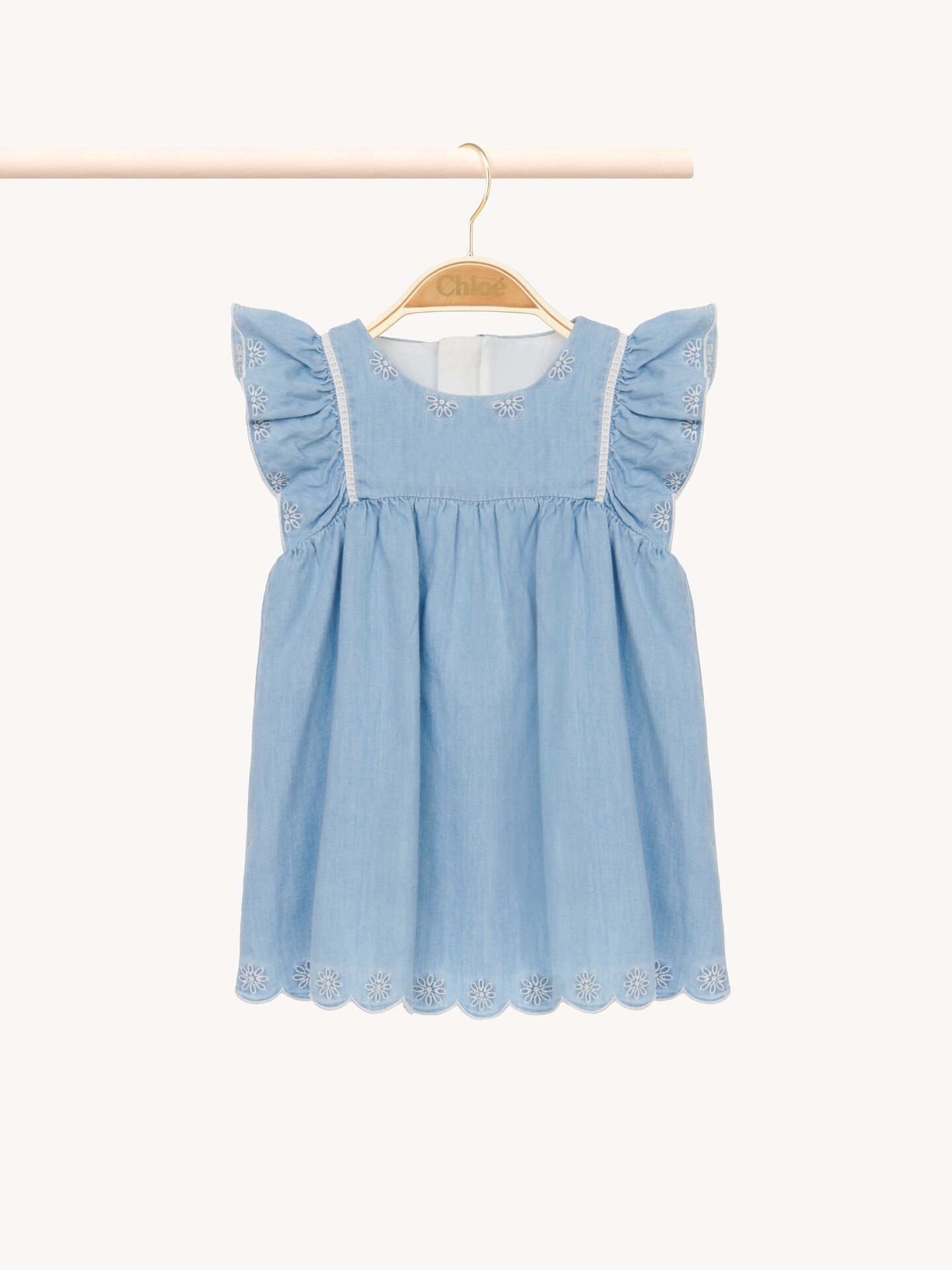 Ensemble robe et chapeau b&eacute;b&eacute; - 2