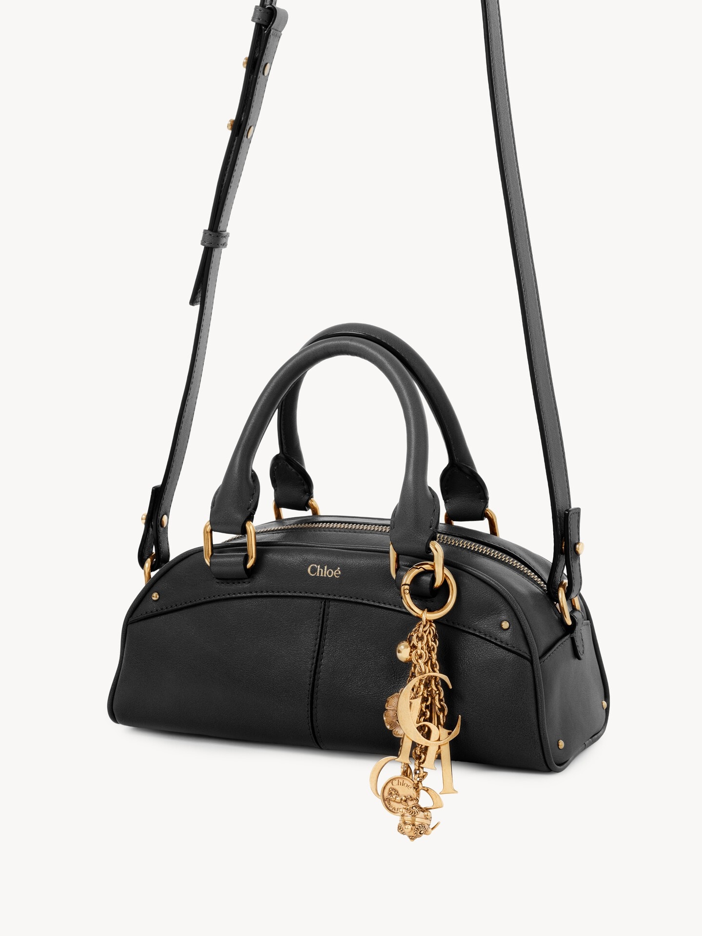 Small Chlo&eacute; bowling bag in soft leather - 3