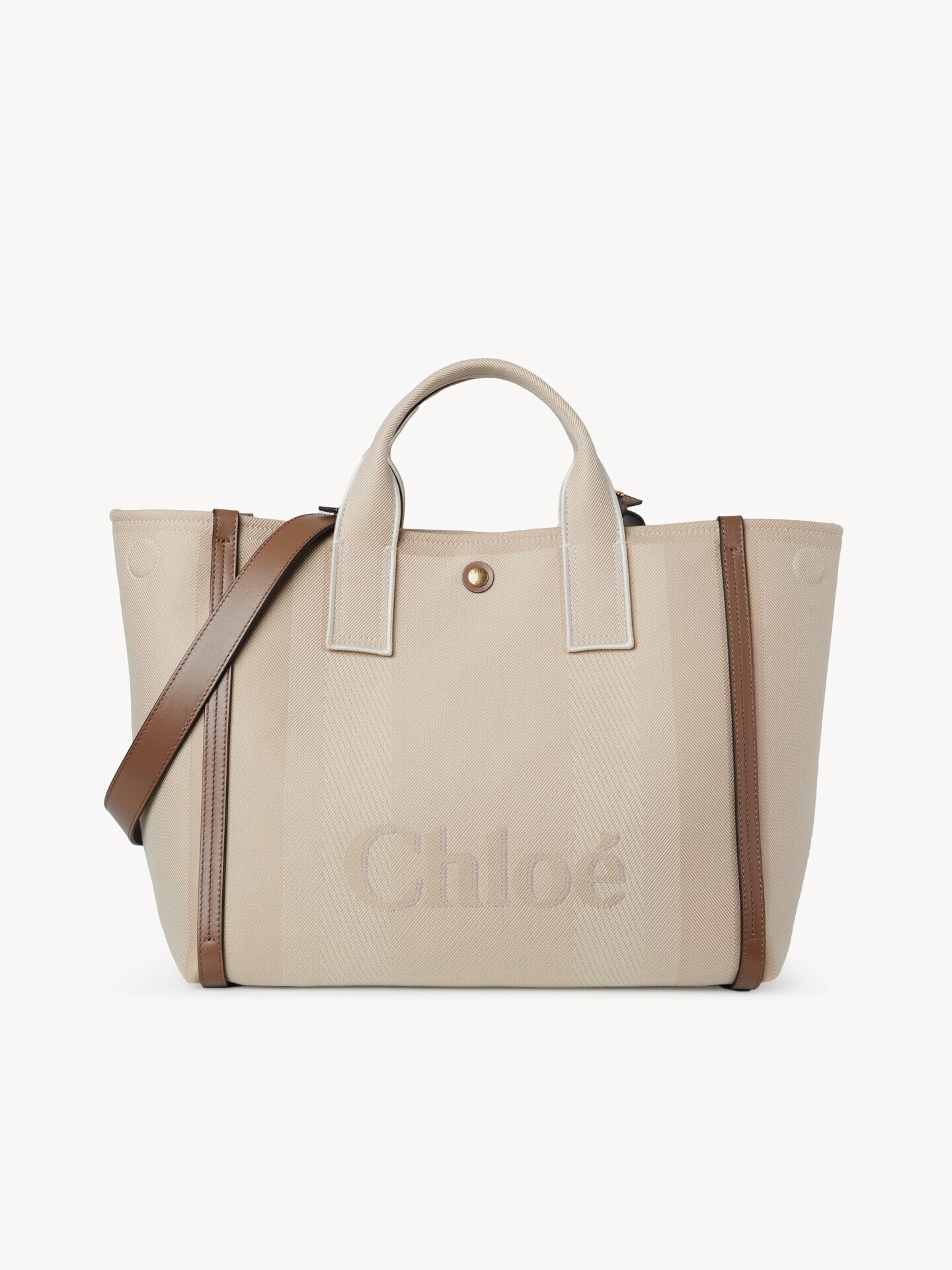 Chlo&eacute; Carry tote bag in canvas - 4.0