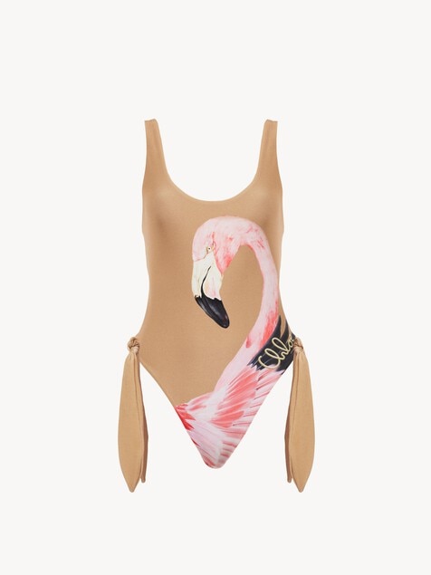 Cut-out one-piece swimsuit