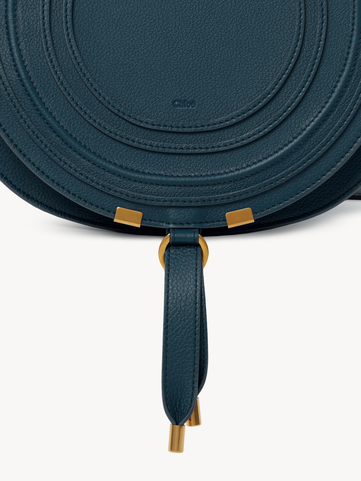 Marcie saddle bag in grained leather - 5