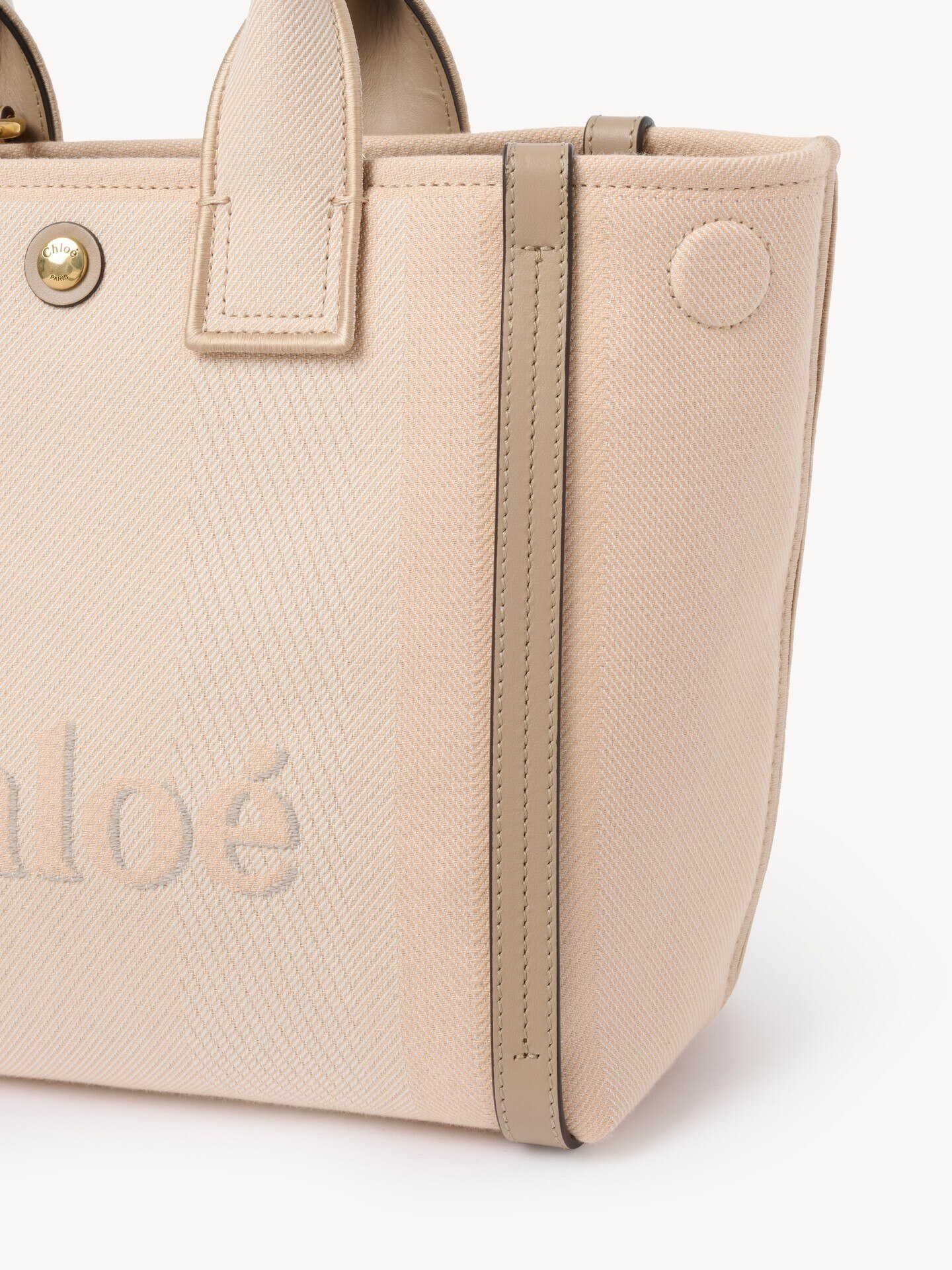 Small Chlo&eacute; Carry tote bag in canvas - 7