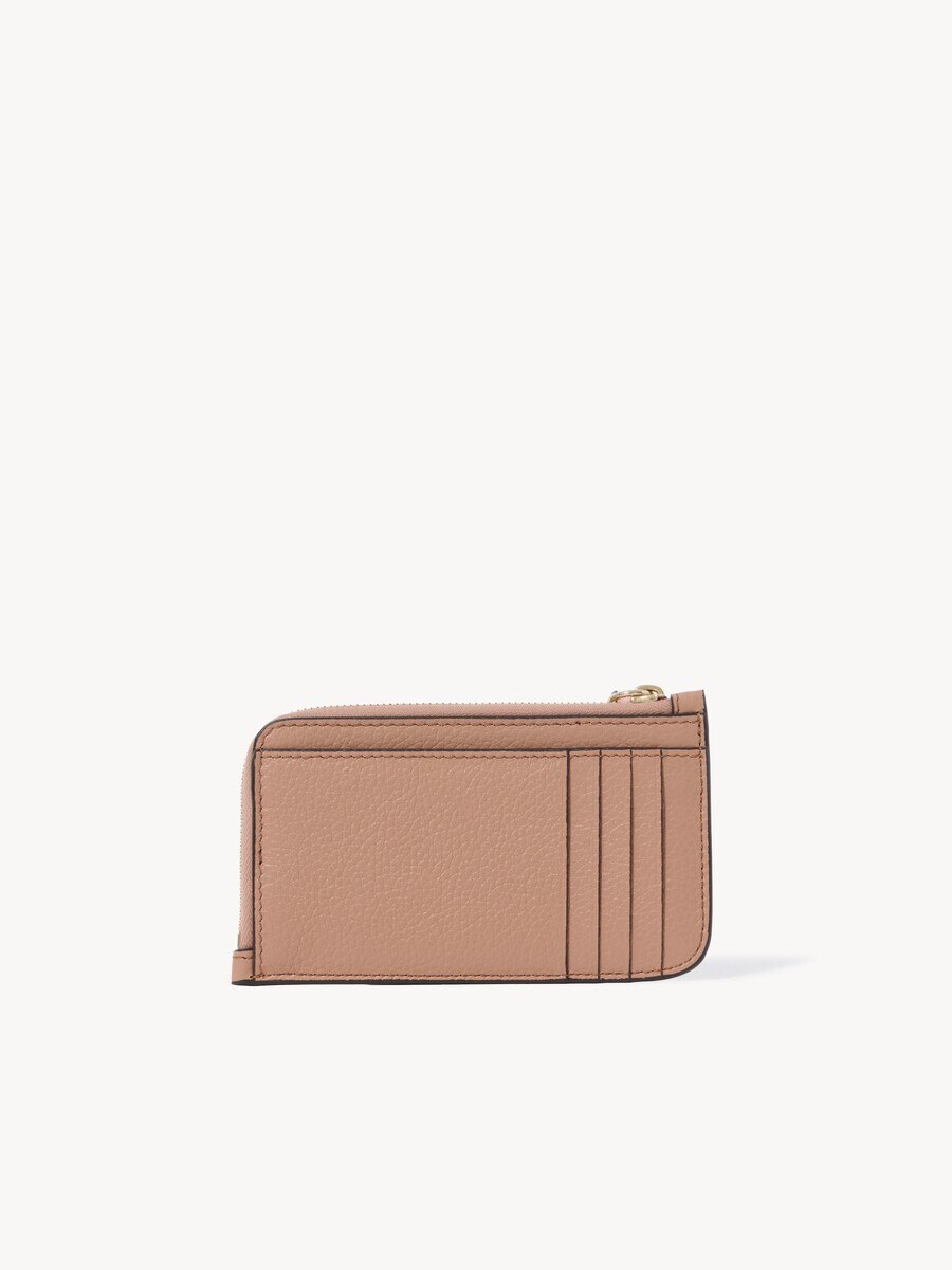 Alphabet wallet in grained leather - 4