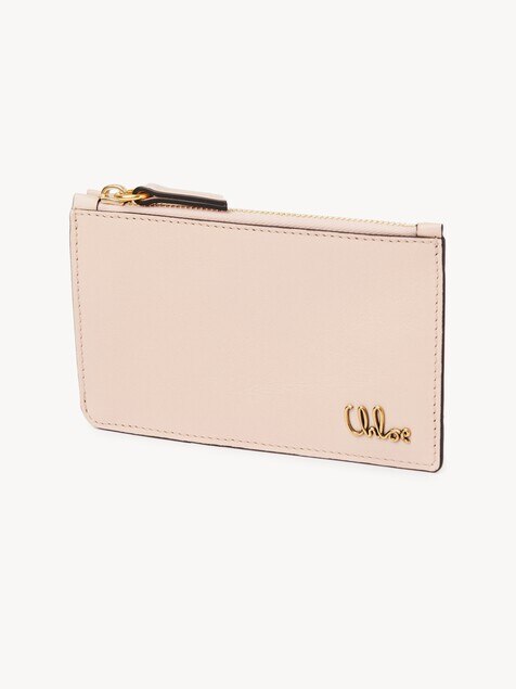 Small Chlo&eacute; Iconic purse with card slots in shiny leather
