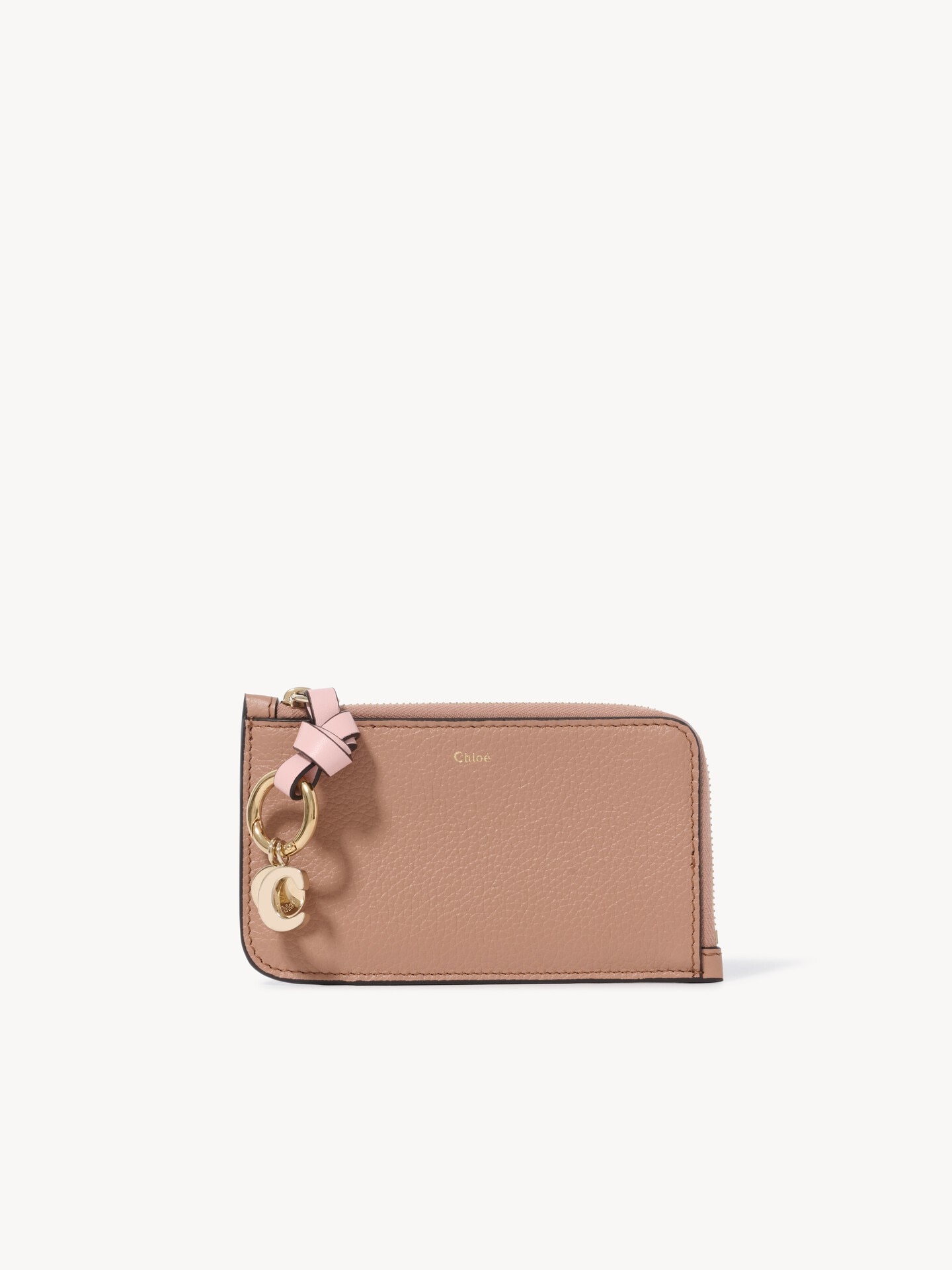 Alphabet wallet in grained leather - 1.0