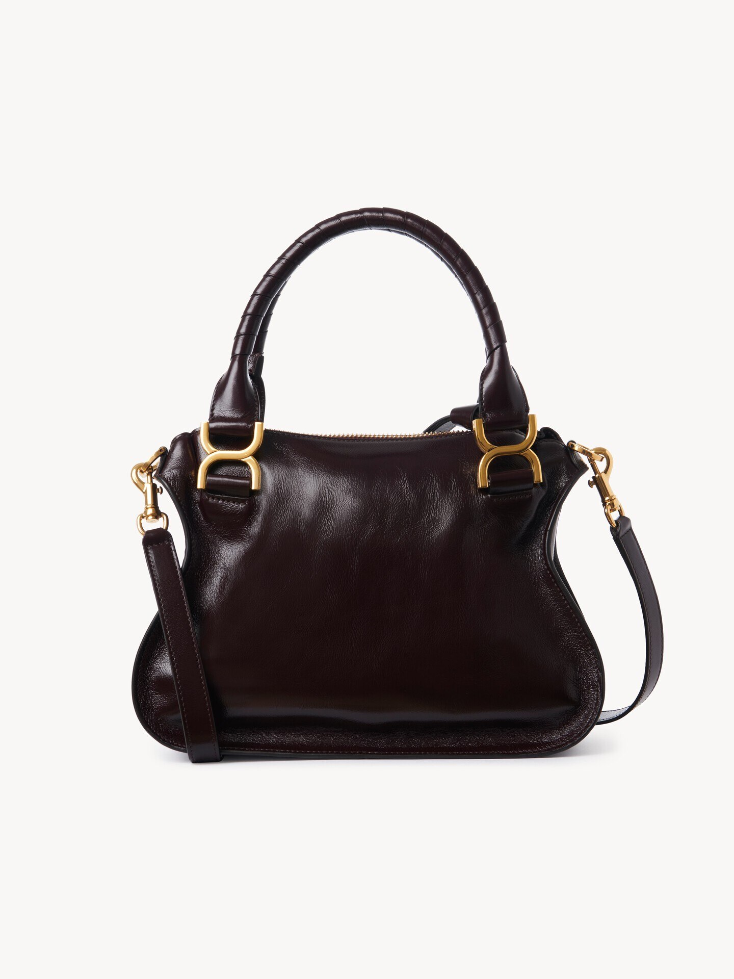 Small Marcie bag in shiny leather - 4.0