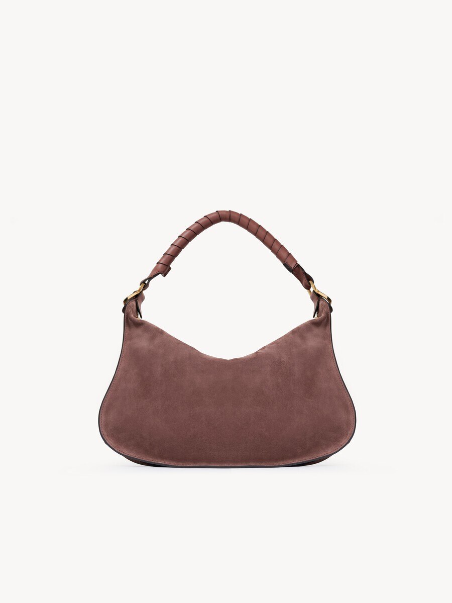 Small Marcie shoulder bag in suede leather - 6