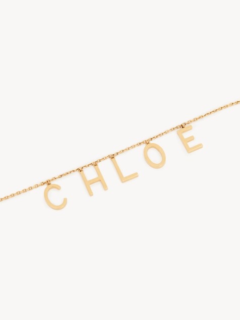 The Chlo&eacute; Letters necklace