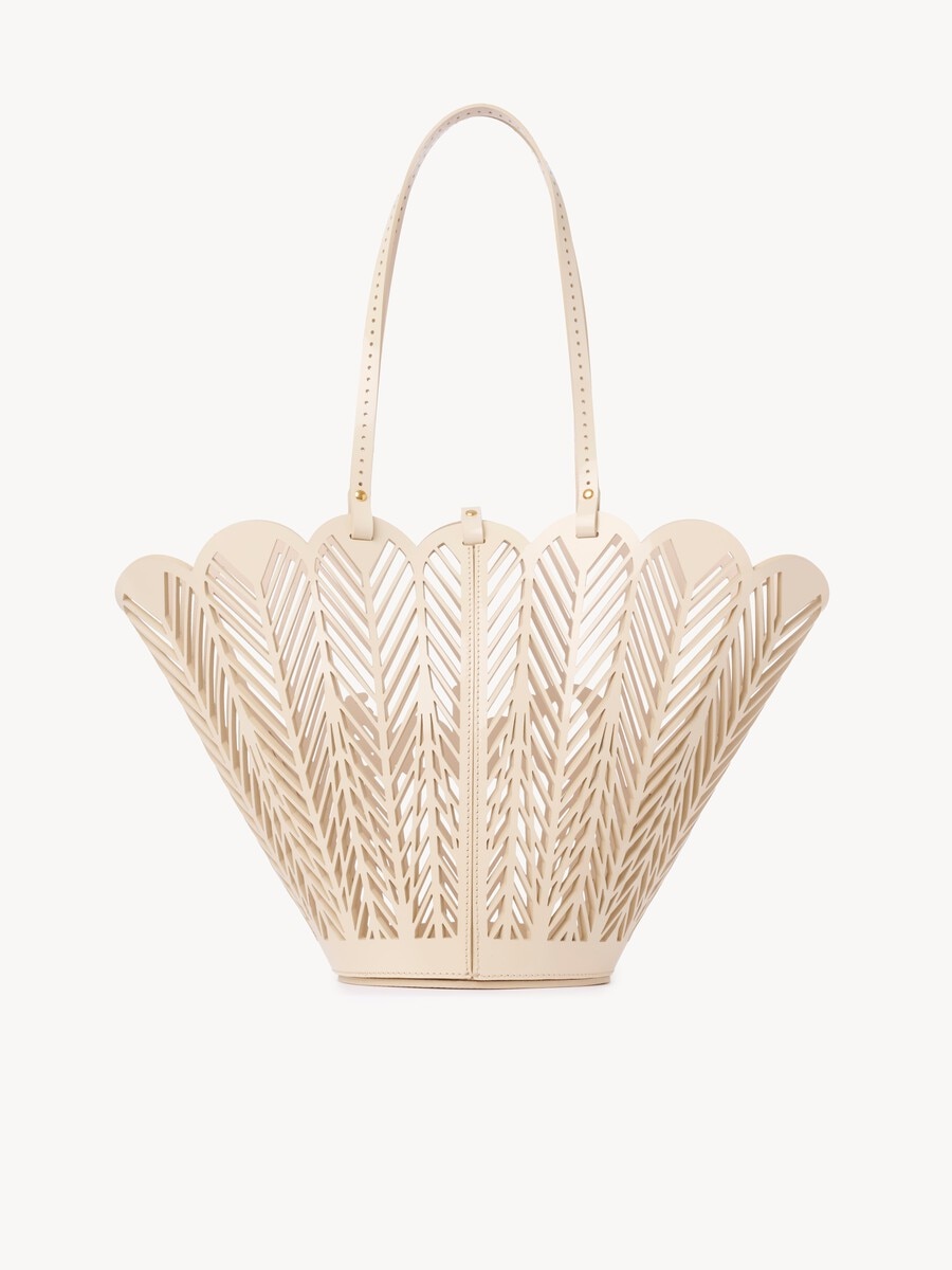 Chlo&eacute; Soleil basket bag in patent calfskin - 4