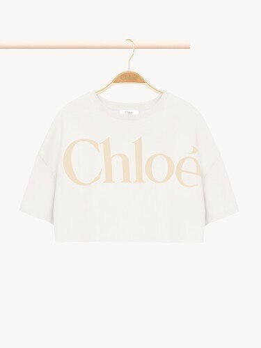 Kids' cropped logo T-shirt - 2