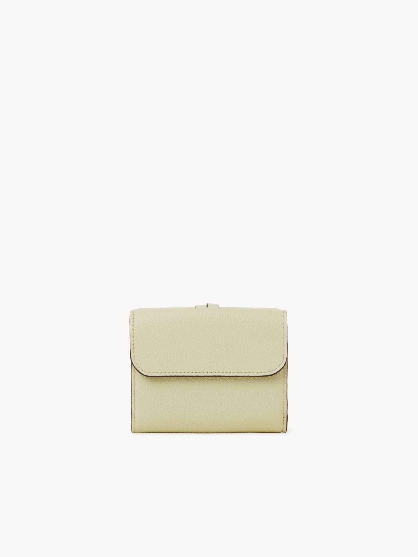 Small Alphabet tri-fold in grained leather - 4