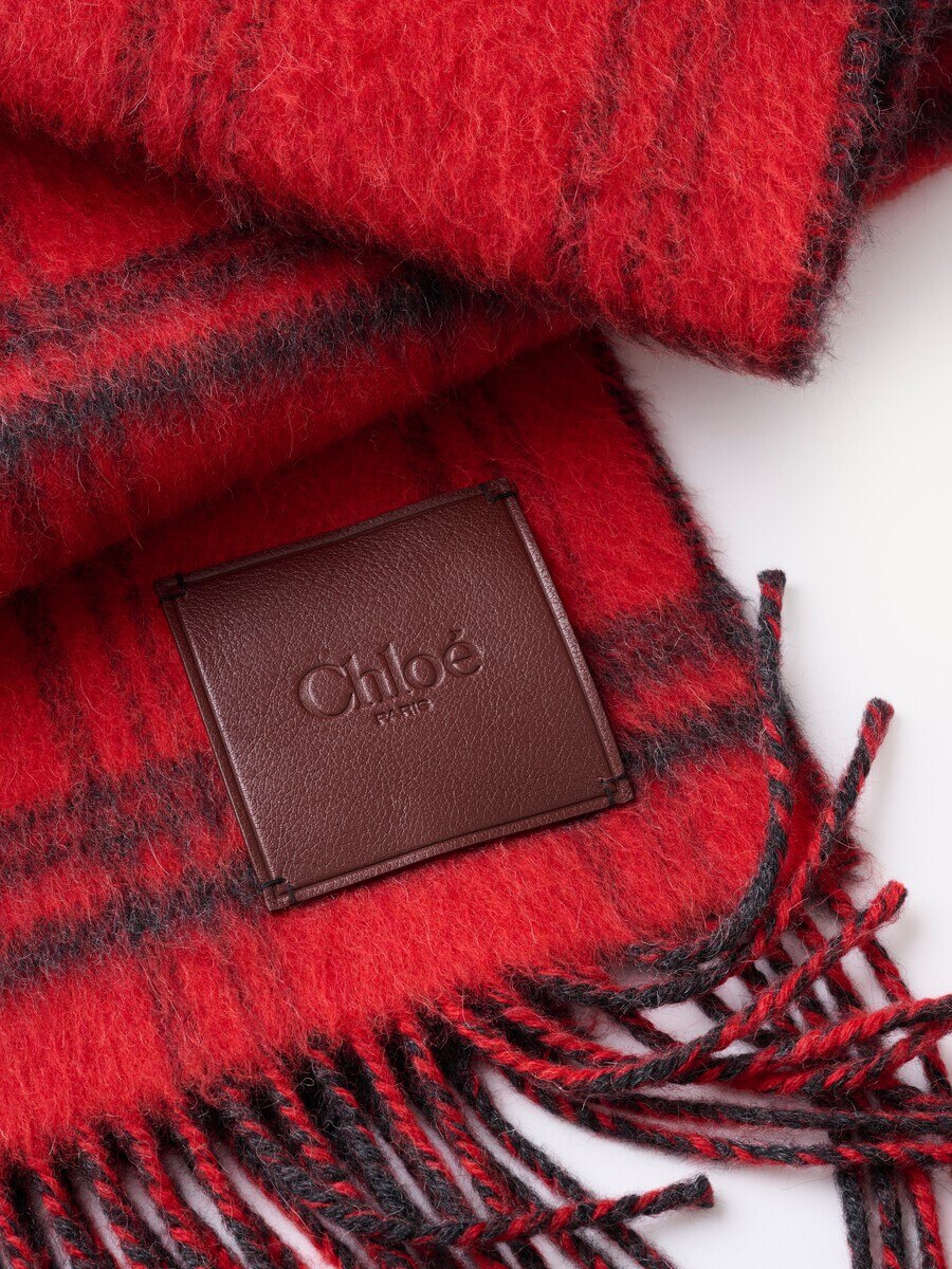 The Chlo&eacute; Covering scarf in alpaca wool - 4