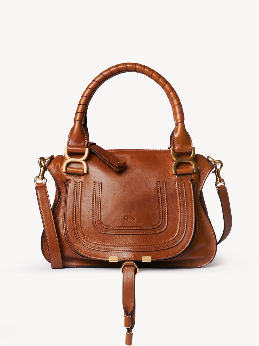 Small Marcie bag in shiny leather - 1