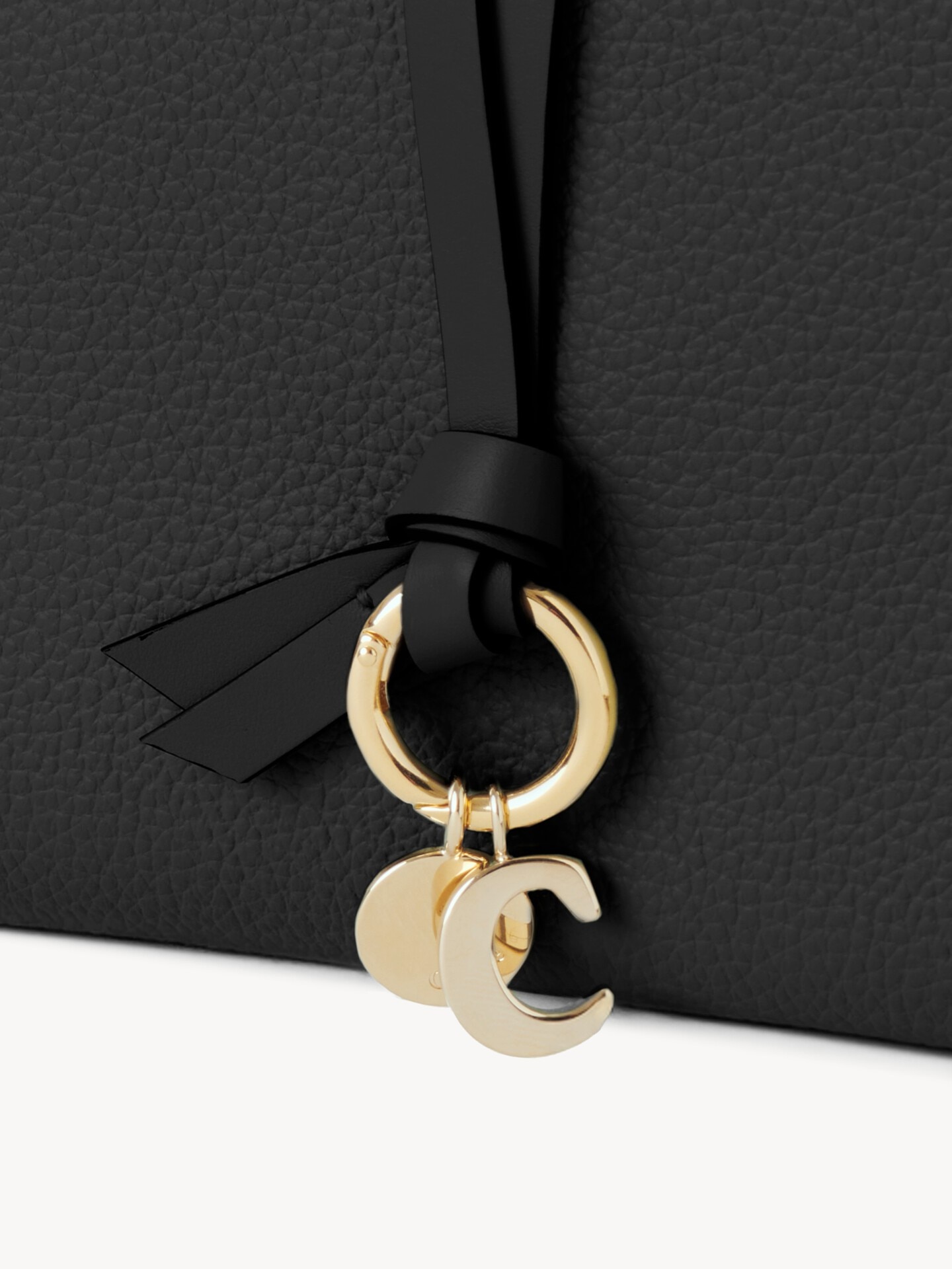 Alphabet bi-fold wallet in grained leather - 3.0