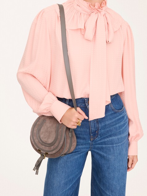 Bolso saddle peque&ntilde;o Marcie de ante
