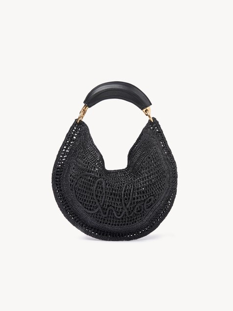 Borsa Hobo Summer Banana in rafia