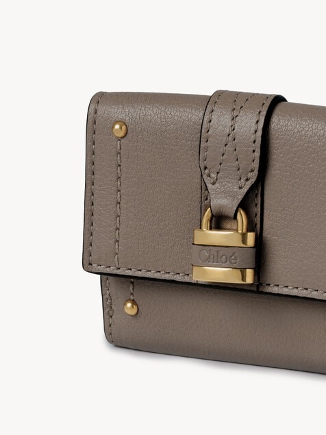 Mini Paddington tri-fold in grained leather