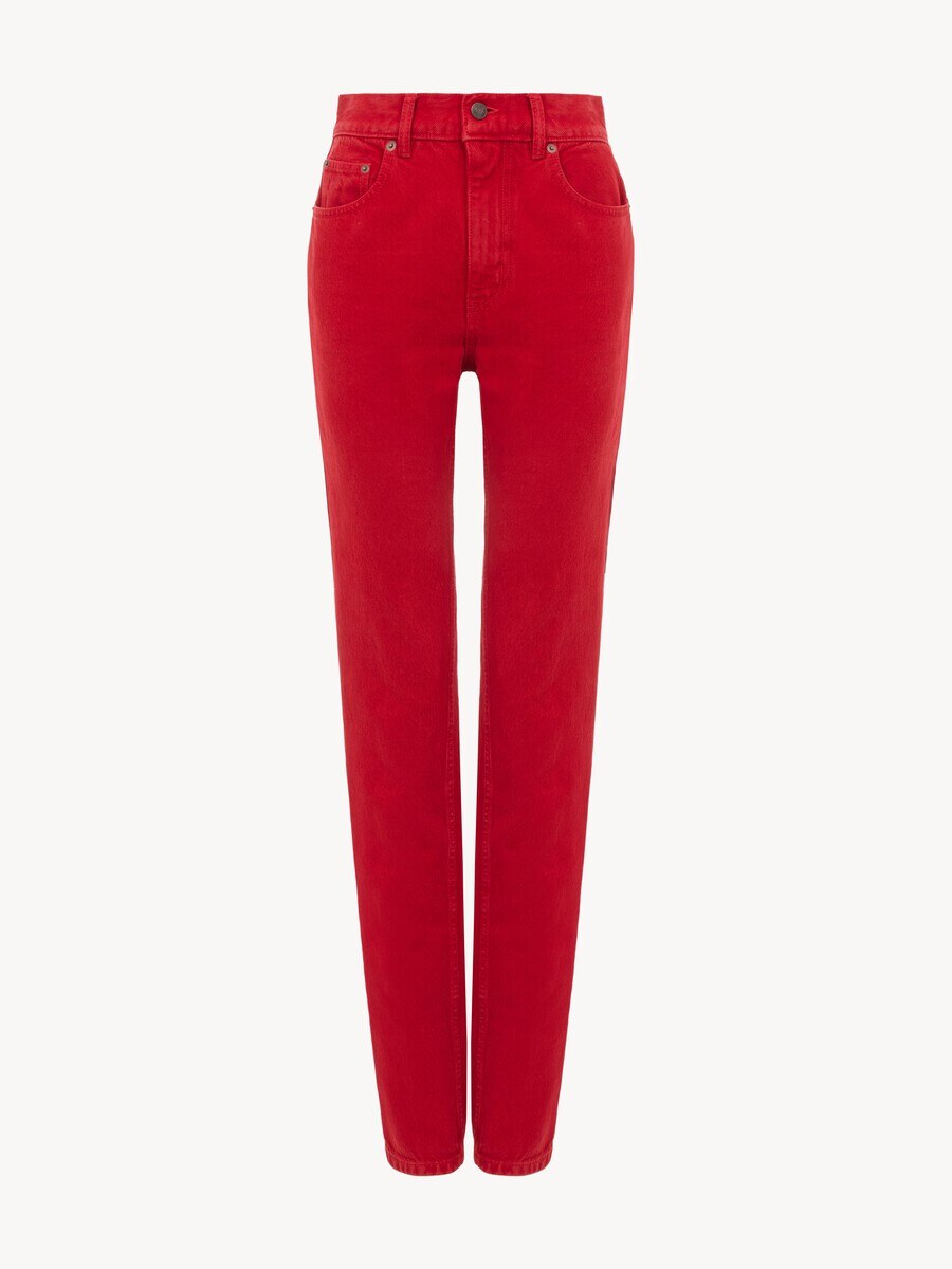 Schmal geschnittene Jeans aus Denim - 2