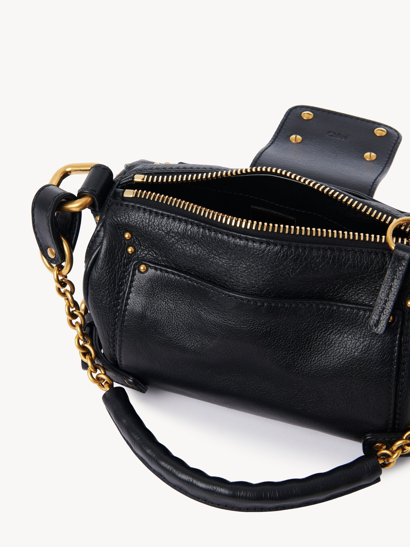 Small Paddington chain bag in grained leather - 7