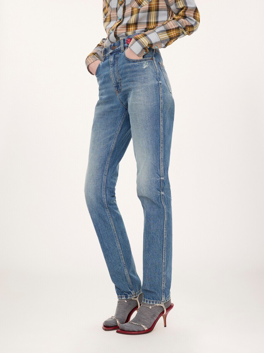 Slim jeans in denim - 4