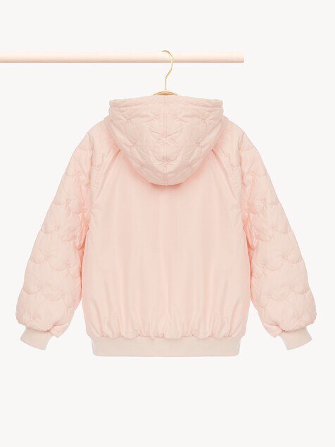 Blouson bomber &agrave; capuche enfant