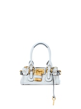 Small Paddington bag in grained leather Pink - Chloé