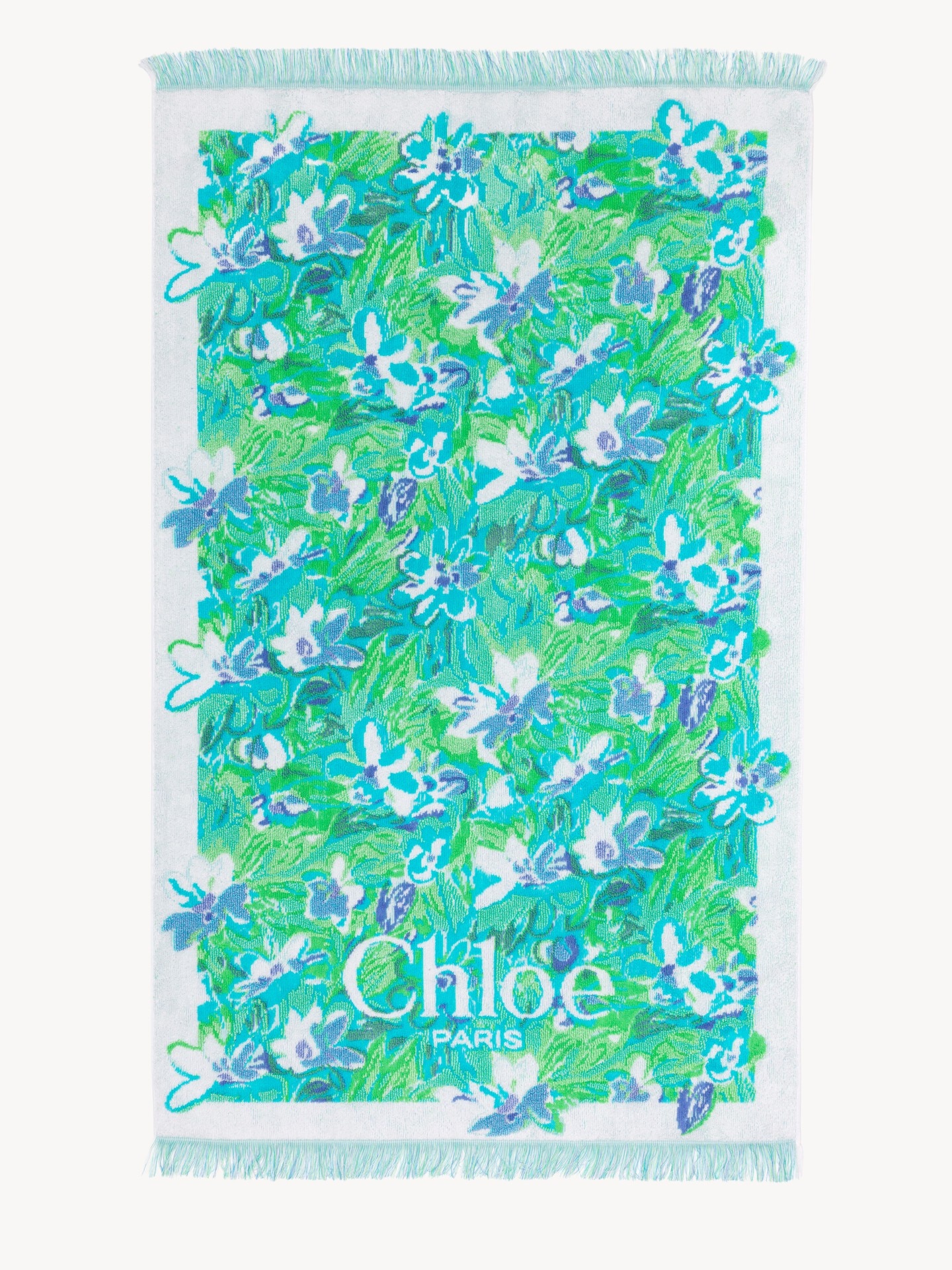 The Chlo&eacute; Wild Flowers beach towel in cotton toweling - 1.0