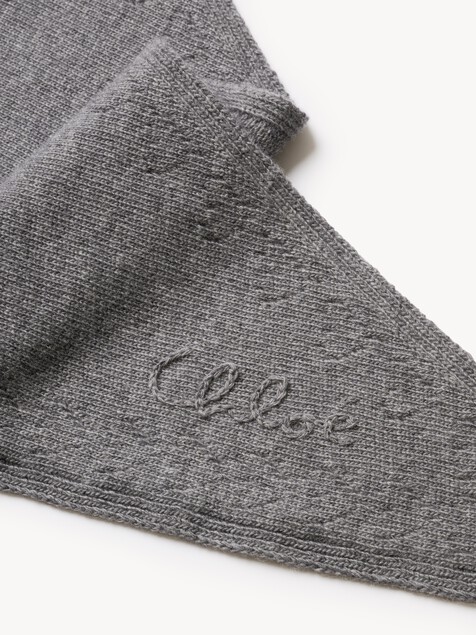 The Chlo&eacute; Iconic triangular scarf in wool