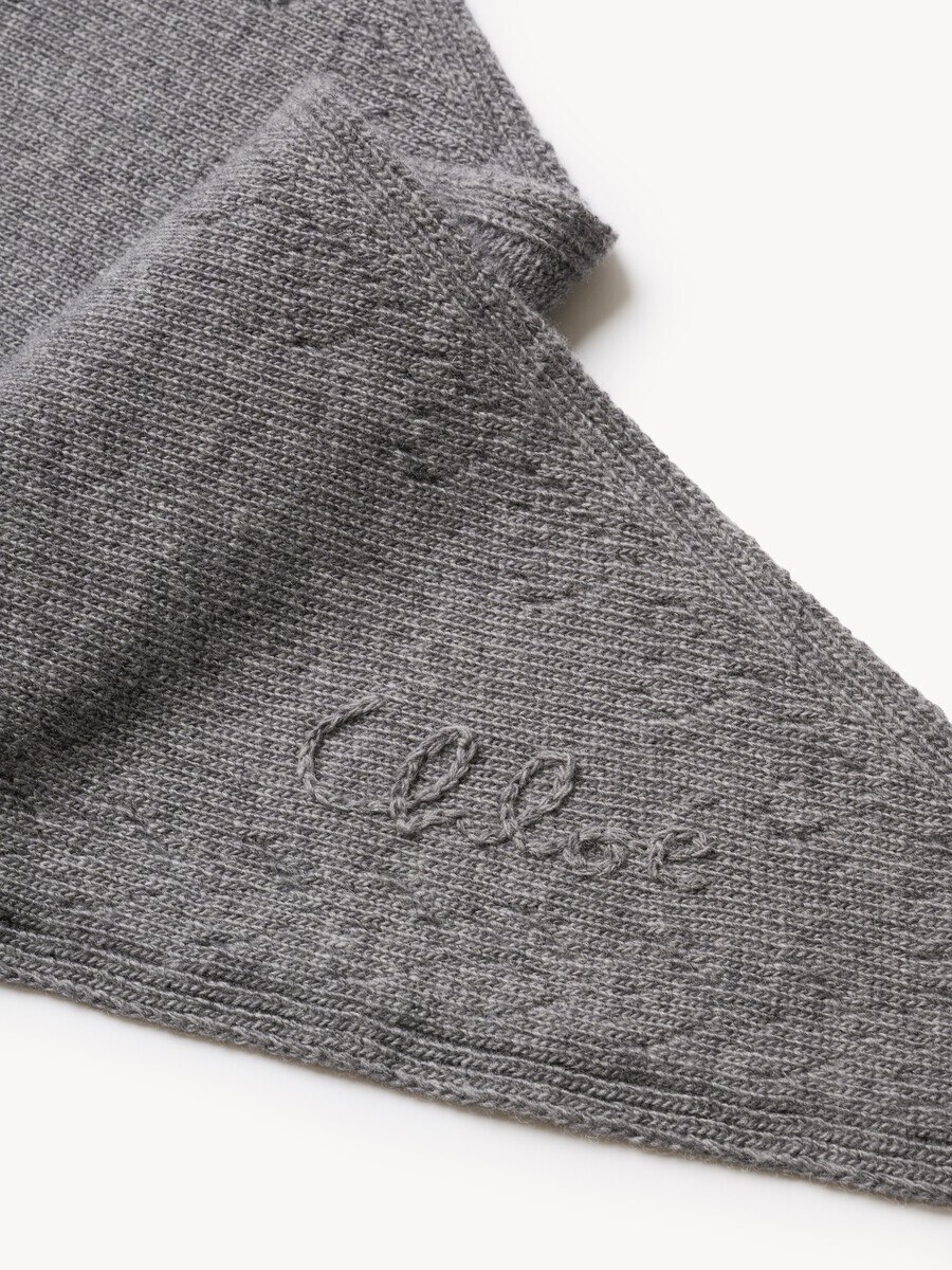 The Chlo&eacute; Iconic triangular scarf in wool - 4