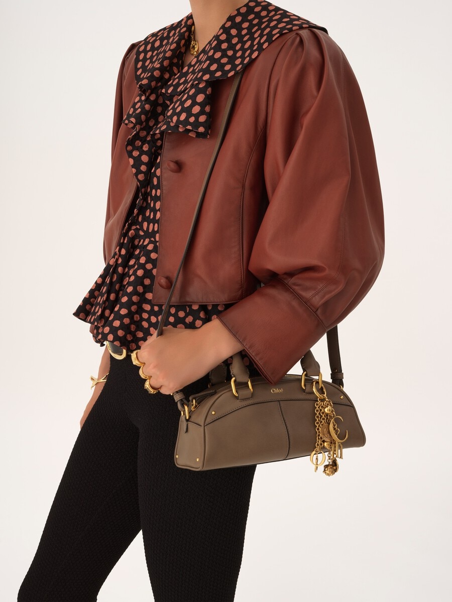 Small Chlo&eacute; bowling bag in soft leather - 3