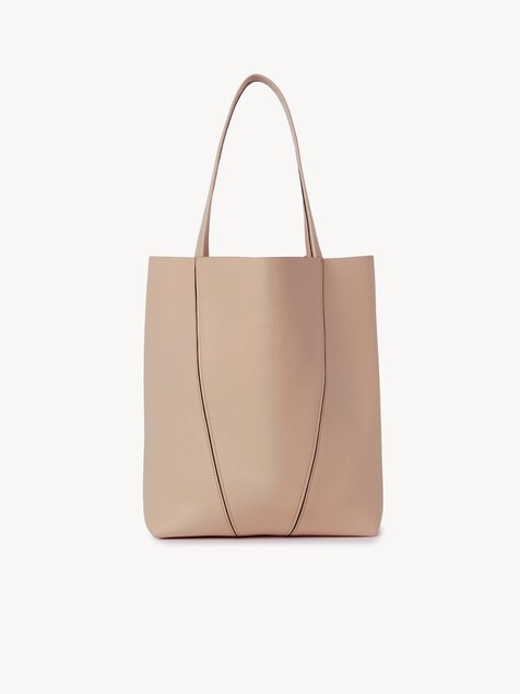 Chlo&eacute; Spin tote bag in grained leather